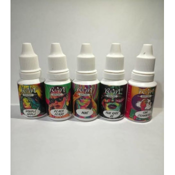 R&M E-Liquid Flavour | 50mg Nicotine Salt | Flavor E-Juice | Hookah E-Liquid (Pack of 5)