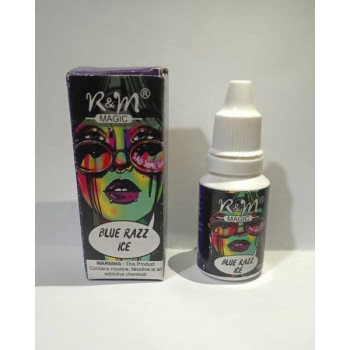 R&M Blue Razz Ice Flavor 15 Ml | 50mg Nicotine Flavour | E-Liquid | E-Juice