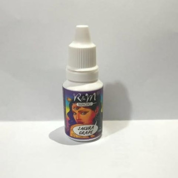 R&M Sakura Grapes Flavour | 50mg Nicotine | E-Cigarette Flavor | Vape Hookah E-Liquid - 1 Bottle