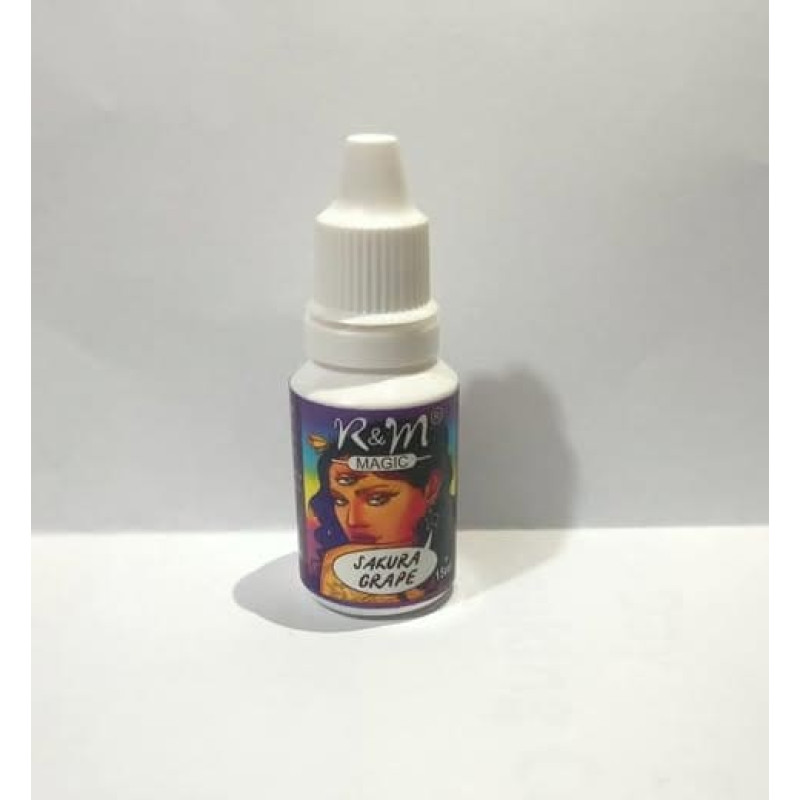 R&M Sakura Grapes Flavour | 50mg Nicotine | E-Cigarette Flavor | Vape Hookah E-Liquid - 1 Bottle