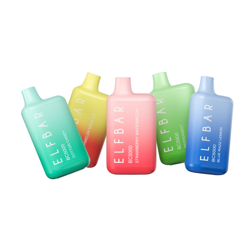 ELF BAR Disposable Vape | BC-5000 Puff Vaporizer Pod | E-cigarettes | Vapes & Electronics Hookah