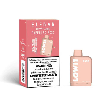 ELF BAR LOWIT Disposable Vape 5500 Puffs | Hokkah E-Cigarette Vaporizer