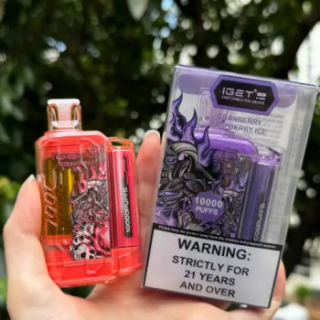 IGet Flare B10000 Disposable Vape | 10000 Puff Strawberry ice | 5% Nicotine | Vaporiser E-Cigarette