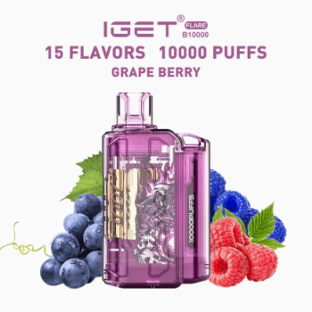 IGet Flare B10000 Disposable Vape | Blackberry ice | 10000Puff E-Cigarette | 5% Nic Vaporiser