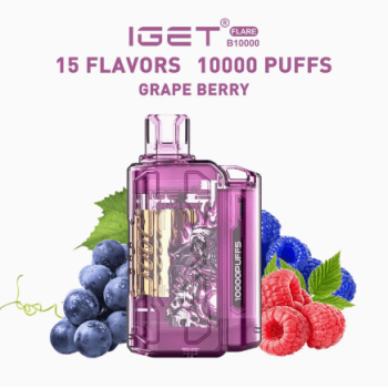 IGet Flare B10000 Disposable Vape | Blackberry ice | 10000Puff E-Cigarette | 5% Nic Vaporiser