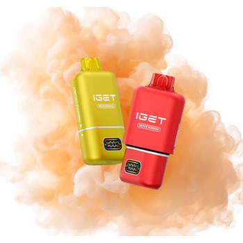 IGET MOVE Strawberry Banana + Dragon Fruit Dragon Fruit | Dual Flavour Pod | 50,000 Puffs Vape
