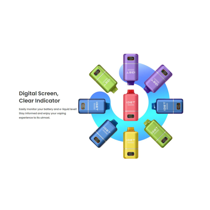IGET MOVE 50000 Puffs Pod Vape | Strawberry Banana Dragon Fruit Dragon Fruit | Dual Flavour