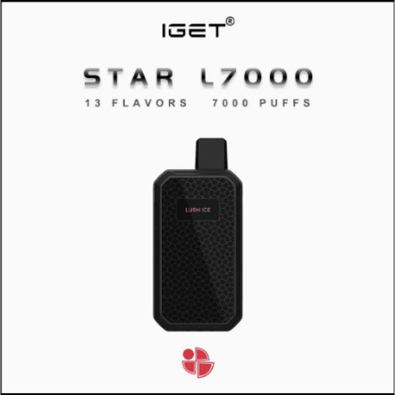 IGet Star Disposable Vape | 7000 Puff POD | Grapes ice | 5% 50mg Nic