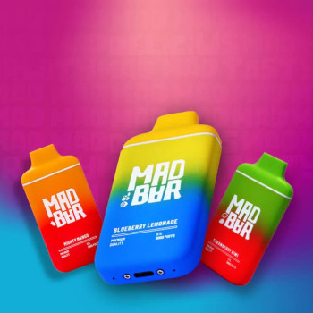 MAD BAR 6000 Puffs DISPOSABLE VAPE 5% Nicotine | PREMIUM E-Cigarette Vaporiser