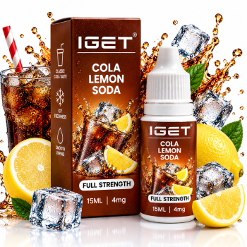 IGET Cola Lemon Soda E-Liquid 15ML – 4mg Vape Juice