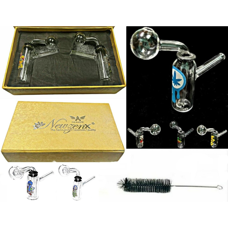 Oil Meth Crystal Mini Bong 3 Inch