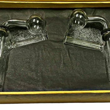 Newzenx Oil Meth Crystal Bong 3 Inch | Gift Box & Pipe Cleaner Pack 2